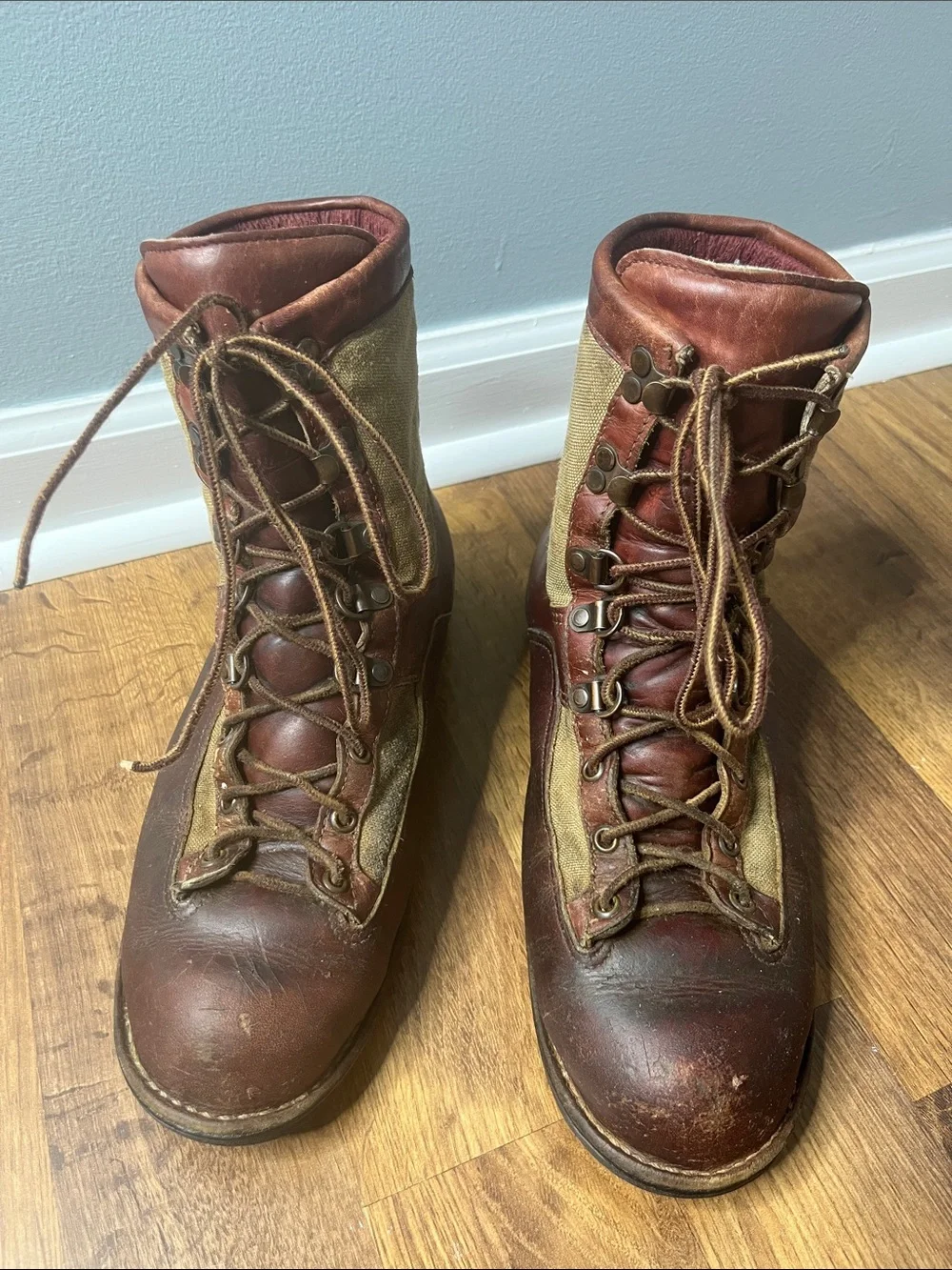 Vintage Danner Cabelas Stitchdown Hunting Boots Size 9.5